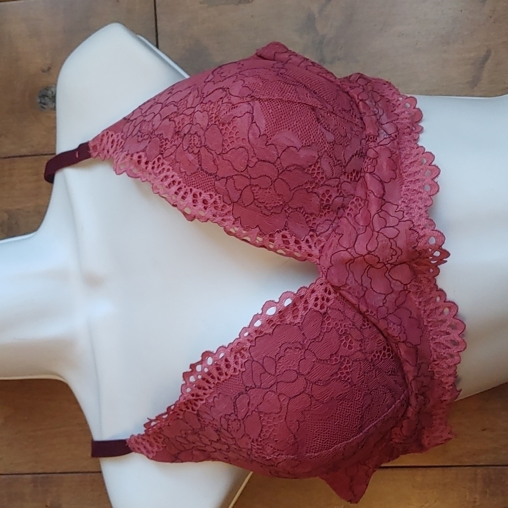 Lasenza Lace padded Bra purple size L